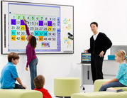 Interactive Whiteboard,  Projector,  And Height Adjustable Mobile Stand!