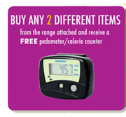 Free Pedometer from Stationery Hut