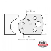 Profile 061 Spindle Moulder Cutters - 40mm Profile Knives & Limitors 