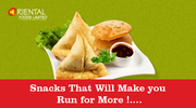 Order Indian Vegetable Samosa in London,  UK - Oriental Foods 