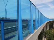 polycarbonate sound barrier,  noise barrier,  soundproofing barrier