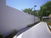 PVC sound barrier,  noise barrier,  absorptive barrier,  noisy areas