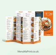 A3 Restaurant Menu | Restaurant Menu Printing | MenuMa Print