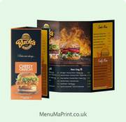 Cheap A4 Printing  Takeaway Leaflets  A4 Flyer  MenuMa Print