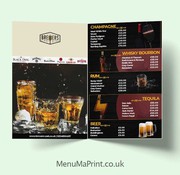 A3 Restaurant Menu Restaurant Menu Printing MenuMa Print