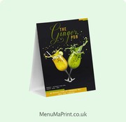 Tent Card Table Tent  Tent Card Printing  MenuMa Print