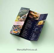 Gate Fold Leaflet Printing,  Cheap Gate Fold Flyers UK MenuMa