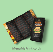 Cheap A4 Printing Takeaway Leaflets A4 Flyer MenuMa Print