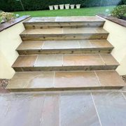 Ammaari Stones Rippon Buff Paving Slabs: Durable,  Stylish,  and Slip-Re