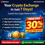 Your Crypto Exchange is Just 7 Days Away – Get 30% Off Today
